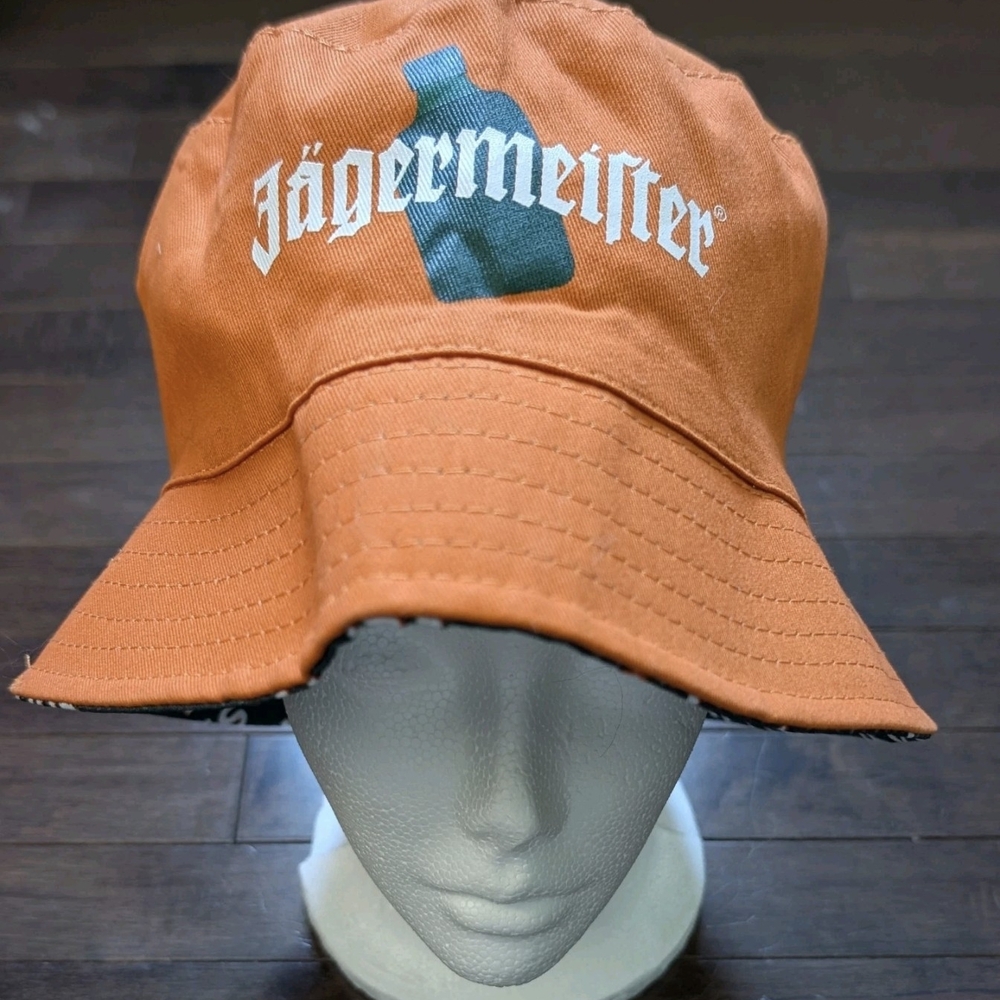 Jägermeister Promo Swag Bundle—Reversible Bucket Hat, Bar Towel, Necklace, Chips - Picture 4 of 7